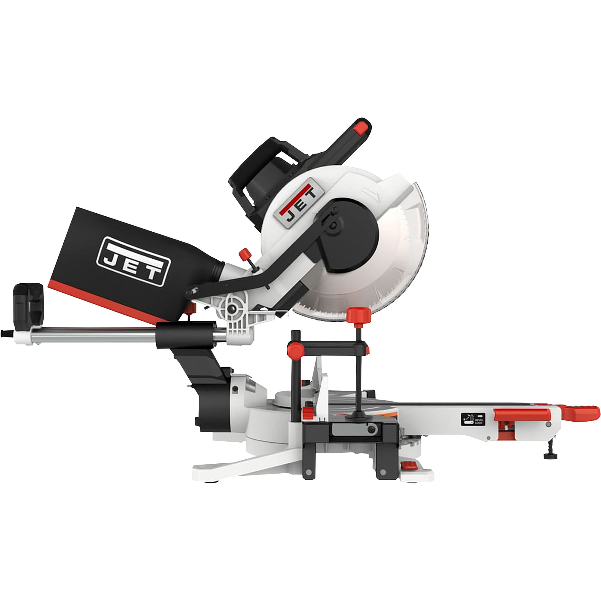 JET 10in. Dual Bevel Sliding Compound Miter Saw, Model# JMS-10X